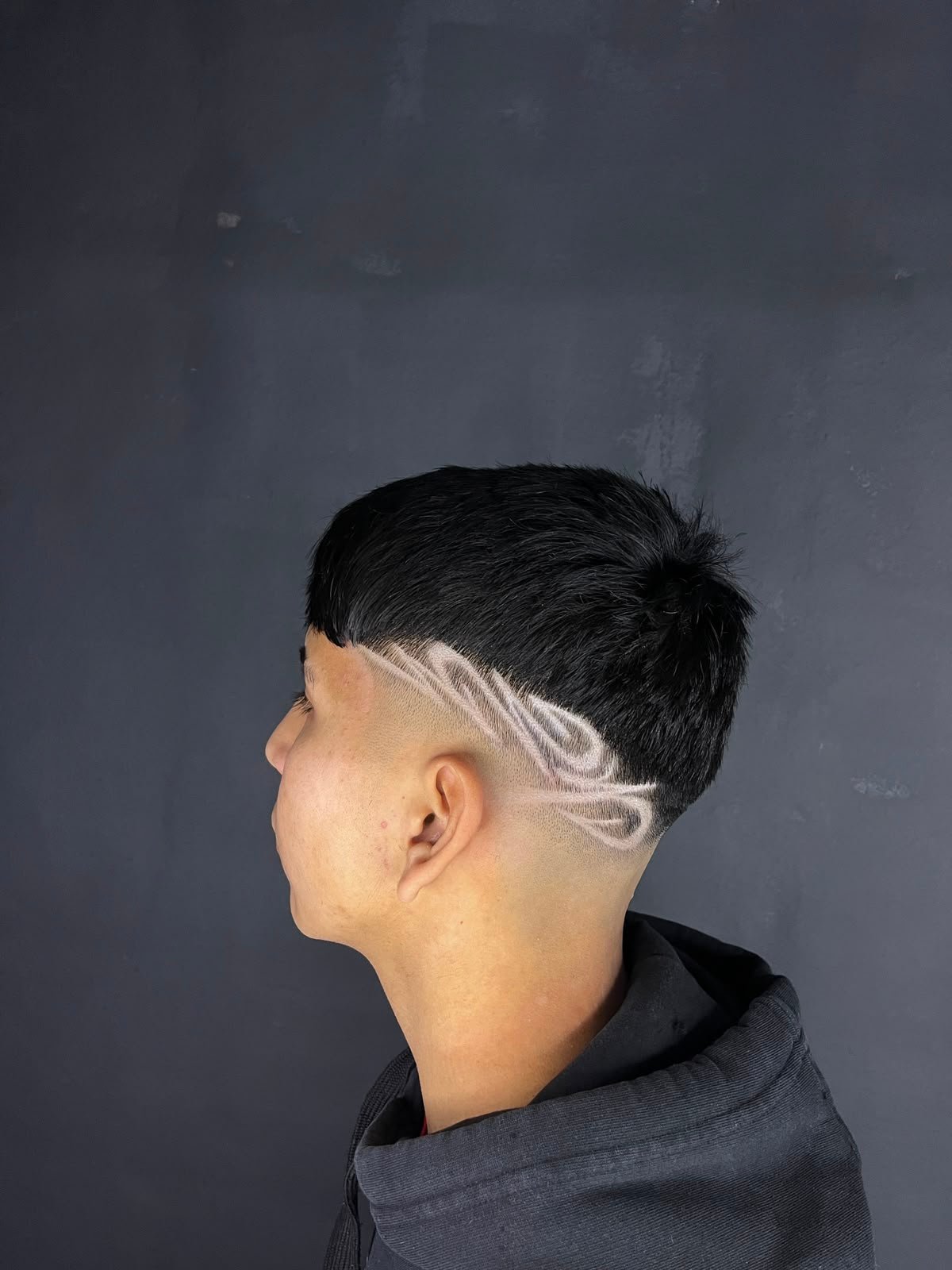 Mullet moderno con textura